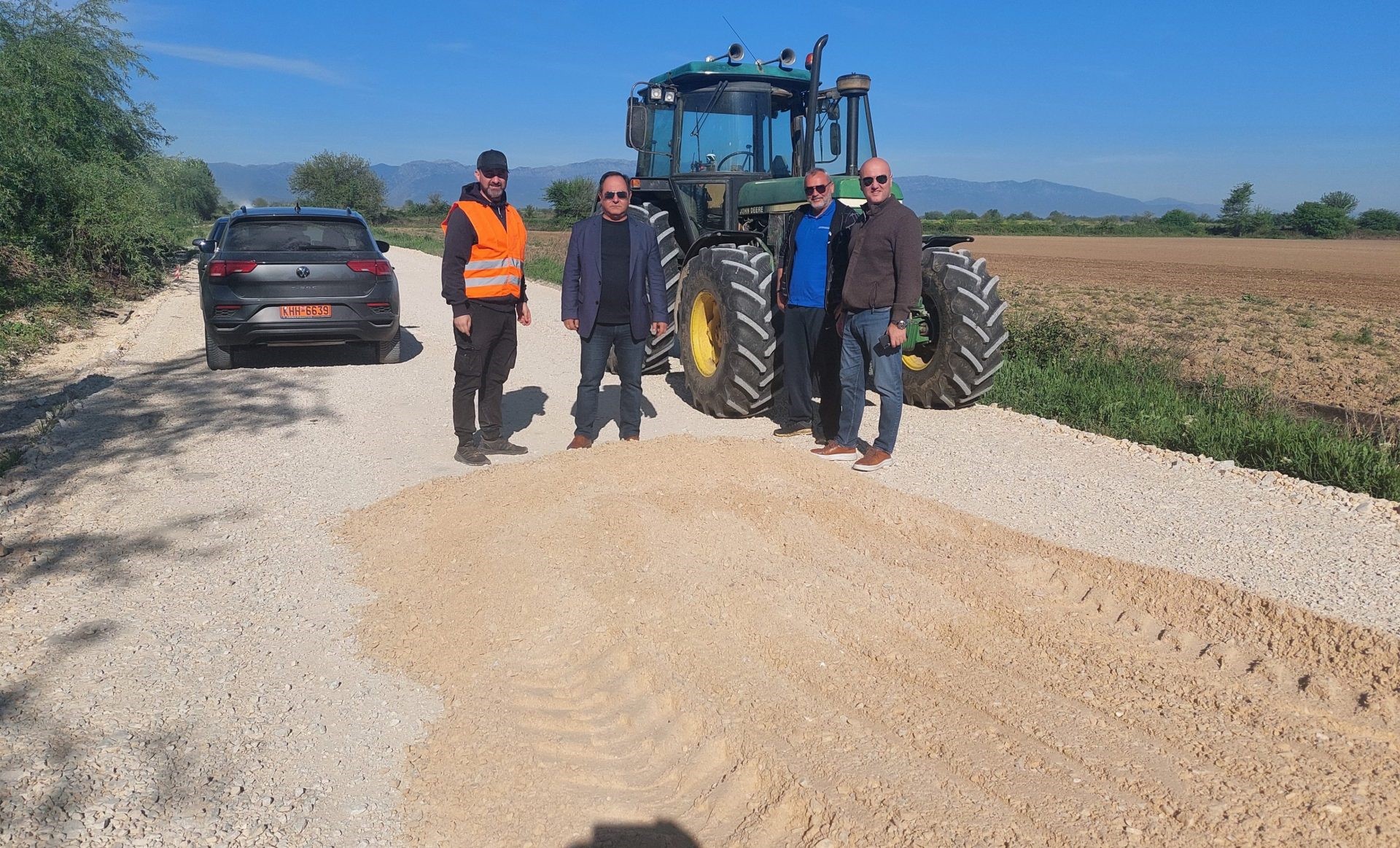 Προχωρούν με γρήγορους ρυθμούς οι εργασίες του δρόμου